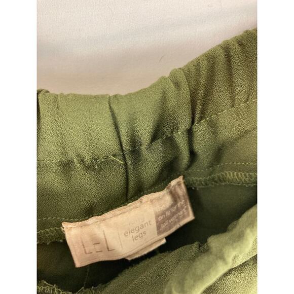 LEL Long Elegant Legs Green Jogger Sweatpants Small Long - Picture 2 of 3